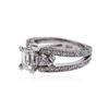 Image 2 : 18KT White Gold 2.73 ctw Diamond Ring