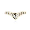 Image 1 : 14KT Yellow Gold 0.25 ctw Diamond Ring