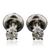 Image 1 : 14KT White Gold 0.36 ctw Diamond Stud Earrings