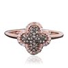 Image 1 : 14KT Rose Gold 0.25 ctw Diamond Ring