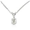 Image 2 : 14KT White Gold 0.75 ctw Diamond Pendant