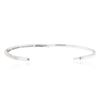 Image 3 : 18KT White Gold 1.06 ctw Diamond Bangle Bracelet