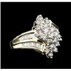 Image 2 : 14KT Yellow Gold 1.88 ctw Diamond Ring