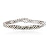 Image 1 : 18KT White Gold 3.31 ctw Diamond Tennis Bracelet