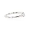Image 2 : 14KT White Gold 0.09 ctw Diamond Ring