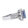 Image 3 : 14KT White Gold 3.21 ctw Tanzanite and Diamond Ring