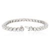 Image 3 : 14KT White Gold 7.89 ctw Diamond Tennis  Bracelet