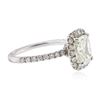 Image 2 : 14KT White Gold 2.17 ctw I-1/L Diamond Ring