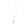 Image 1 : 14KT White Gold 1.80 ctw Diamond Pendant With Chain