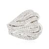 Image 2 : 14KT White Gold 1.58 ctw Diamond Ring