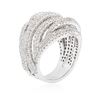 Image 3 : 14KT White Gold 1.58 ctw Diamond Ring