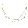 Image 1 : 14KT Yellow Gold 0.30 ctw Diamond Necklace