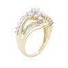 Image 3 : 10KT Two-Tone Gold 1.00 ctw Diamond Ring