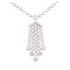 Image 2 : 14KT White Gold 4.81 ctw Diamond Necklace