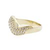 Image 2 : 14KT Yellow Gold 0.45 ctw Diamond Ring