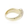 Image 3 : 14KT Yellow Gold 0.45 ctw Diamond Ring