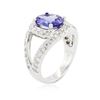 Image 3 : 14KT White Gold 2.37 ctw Tanzanite and Diamond Ring