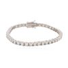 Image 1 : 14KT White Gold 6.75 ctw Diamond Tennis Bracelet