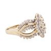 Image 2 : 14KT Yellow Gold 0.25 ctw Diamond Ring