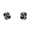 Image 1 : 18KT Two-Tone Gold 2.66 ctw Diamond Earrings
