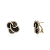 Image 2 : 18KT Two-Tone Gold 2.66 ctw Diamond Earrings
