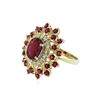 Image 2 : 14KT Yellow Gold 5.29 ctw Ruby and Diamond Ring