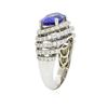 Image 3 : 14KT White Gold 3.11 ctw Tanzanite and Diamond Ring