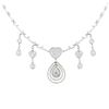 Image 2 : 18KT White Gold 6.12 ctw Diamond Necklace