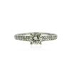 Image 1 : 14KT White Gold EGL INT Certified 0.74 ctw Diamond Ring