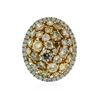 Image 1 : 14KT Two-Tone Gold 3.34 ctw Diamond Ring