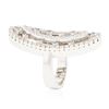 Image 3 : 14KT White Gold 1.49 ctw Diamond Ring