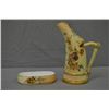 Image 1 : Two pieces of Royal Worcester china including handled pitcher RN37112, 6 1/2" in height and a small 