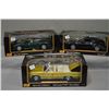 Image 1 : Three Maisto collectible die cast 1:18 scale cars including 1965 Pontiac GTO convertible -Hurst edit