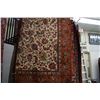 Image 1 : Large Iranian wool area rug overall floral pattern including in multiple border with a cream backgro