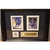 Image 1 : TML - Wendel Clark Card Set - Framed