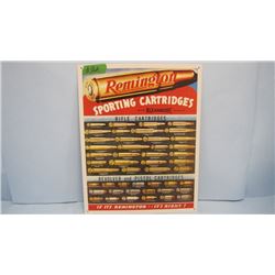 REMINGTON SPORTING CARTRIDGES TIN REPRODUCTION AMMO SIGN