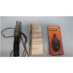 LOT W/ DUCK CALL, GOPHER CALL & MOUSE SQUEAKER