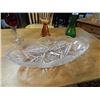 Image 1 : PIN WHEEL CRYSTAL OVAL DISH