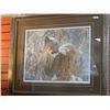 Image 1 : FRAMED LIMITED EDTION - DRESSED IN NEW SNOW - LESLEY HARRISON - GALLERY ESTIMATE - $675