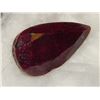 Image 2 : RED RUBY GEMSTONE - 100+ CT - TEAR DROP SHAPE