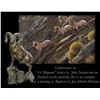 COLLABERTIVE SET - BRONZE & ORIGINAL PAINTING - BIGHORN SHEEP