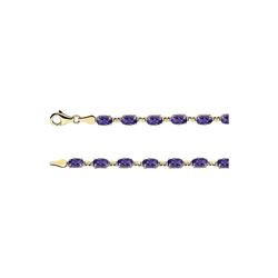 Michigan – Sky Blue Topaz or Amethyst Bracelet