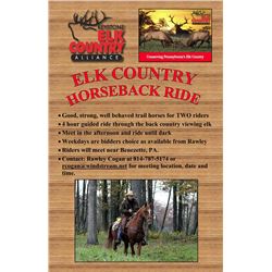 Horseback Ride for Two in Pennsylvania’s Elk Range