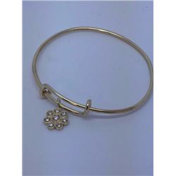 25TH Anniversary Bangle Bracelet with Diamonds