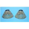 Image 1 : A pair of American Gorham embossed white metal lamp shades....