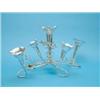Image 1 : A plated table centrepiece epergne of floral design....