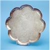 Image 1 : A George I style white metal salver of lobed octagonal form, 13 ins....