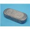 Image 1 : A 19th century French silver snuff box, with niello decoration, 3.5ins...