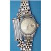 Image 1 : A ladys steel and gold Rolex Oyster Perpetual Date wrist watch with centre seconds....