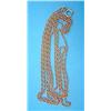 Image 1 : A French gold fancy twist link guard chain, 70grms...